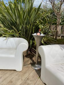 Hand Made Champagne Flute/Planter